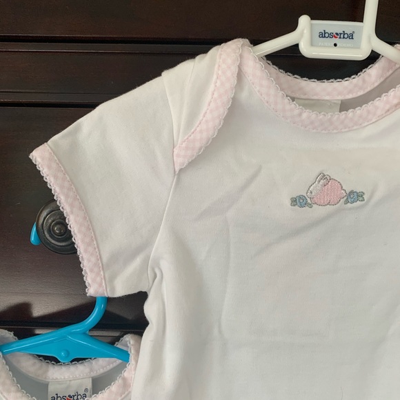 NWT Vintage Absorba Bunny Bodysuits Onesies 3-6M - Picture 4 of 8
